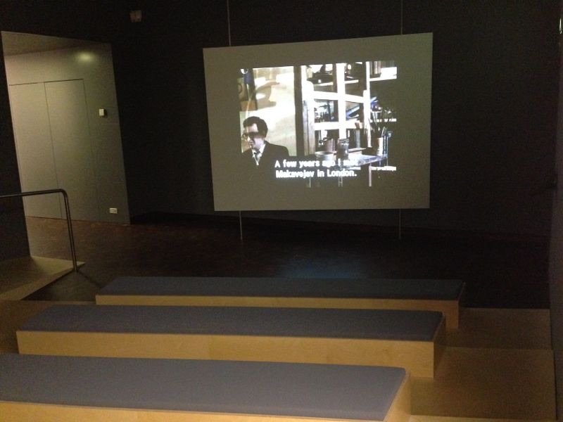 Mini screening space within the D.I.Y Archive